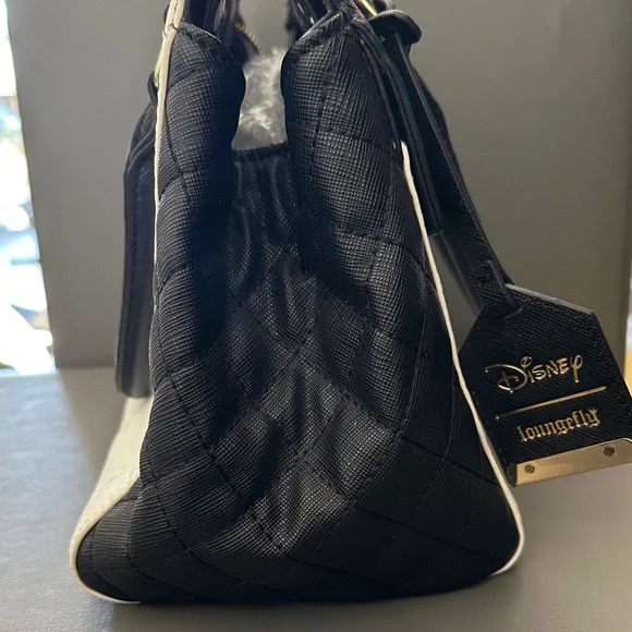 Loungefly Disney Black and White Satchel - Picture 4 of 4